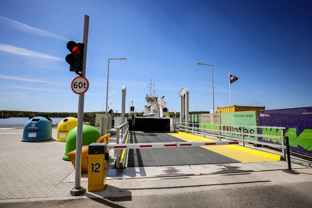 Rekonstruotos Smiltynės perkėlos krantinės