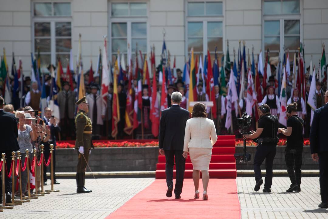 Iškilminga Respublikos Prezidento vėliavos keitimo ceremonija