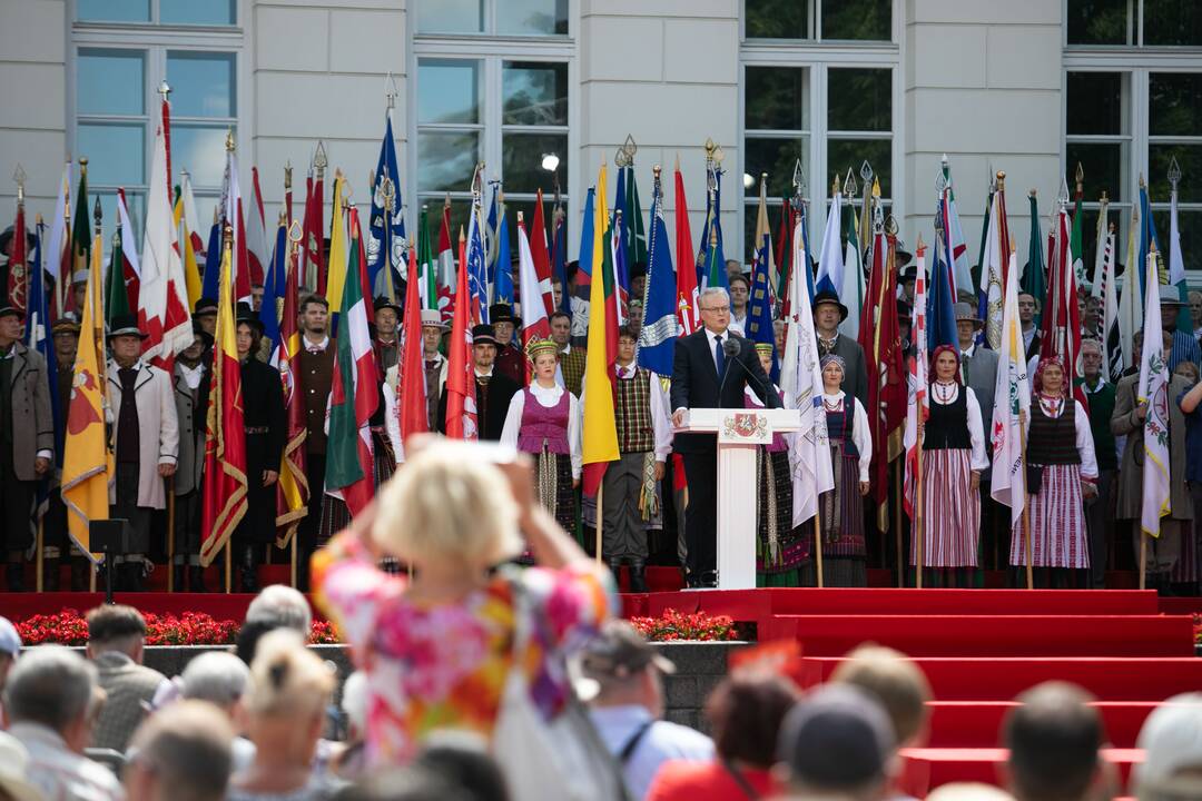 Iškilminga Respublikos Prezidento vėliavos keitimo ceremonija