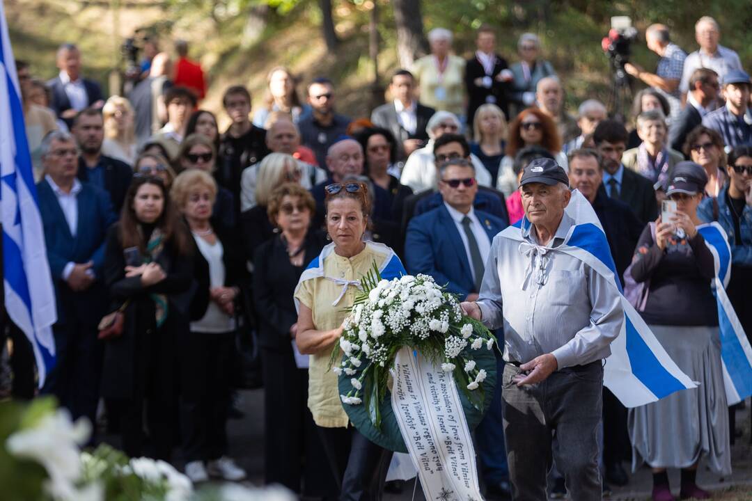 Vilniuje pagerbtas Lietuvos žydų genocido aukų atminimas