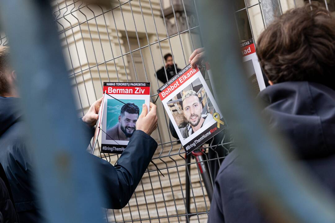 Vilniaus choralinėje sinagogoje paminėtos „Hamas“ išpuolio Izraelyje metinės