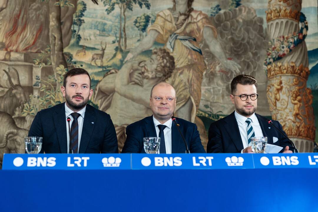 Po Seimo rinkimų: demokratų sąjungos „Vardan Lietuvos“ spaudos konferencija