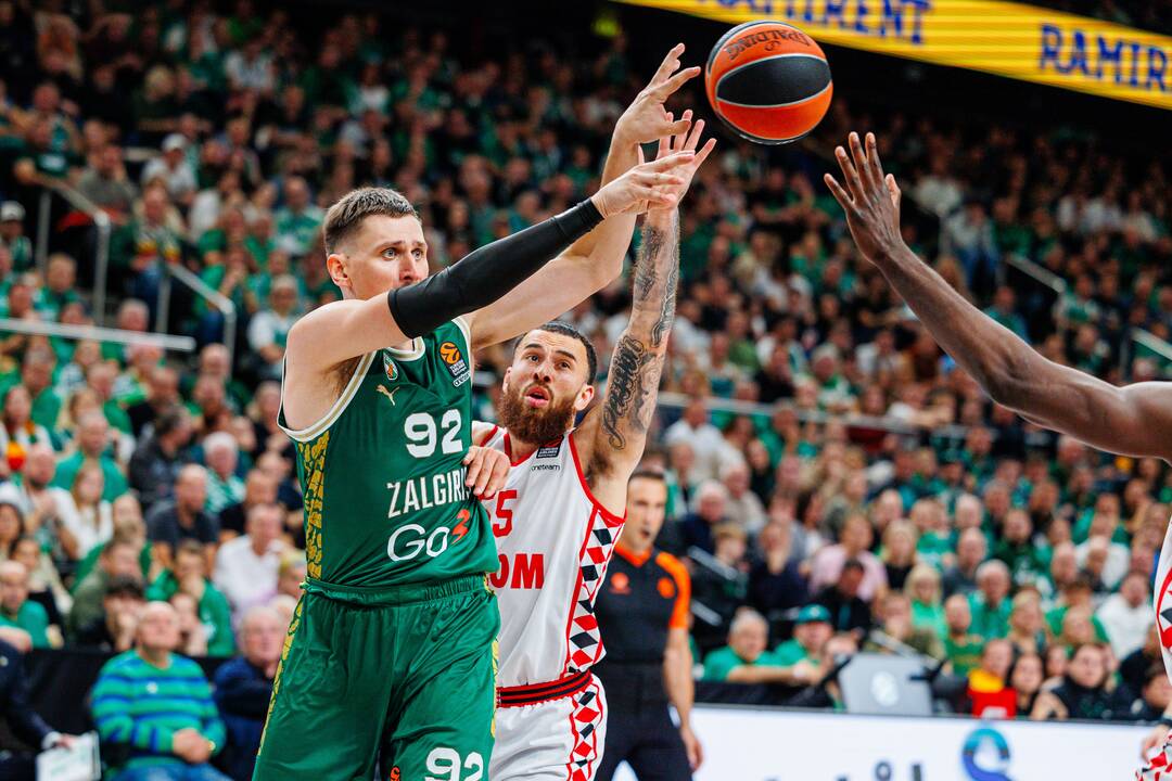 Eurolyga: „Žalgiris“ – „Monaco“ (63:62)
