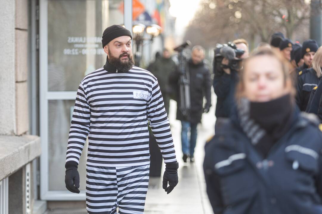 Įkalinimo įstaigų darbuotojų protestas