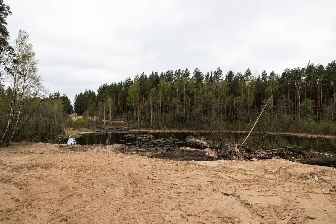 JAV karių žūties vietos incidento padarinių likvidavimo darbų pristatymas