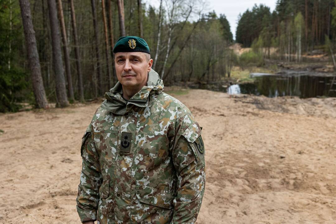 JAV karių žūties vietos incidento padarinių likvidavimo darbų pristatymas