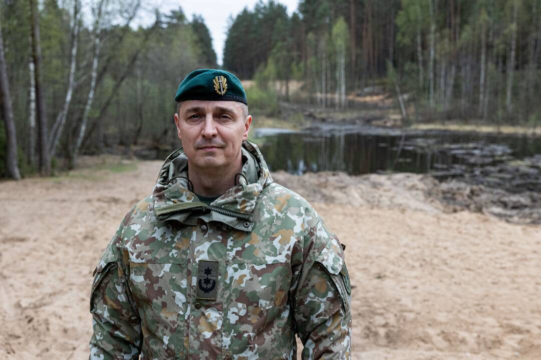 JAV karių žūties vietos incidento padarinių likvidavimo darbų pristatymas