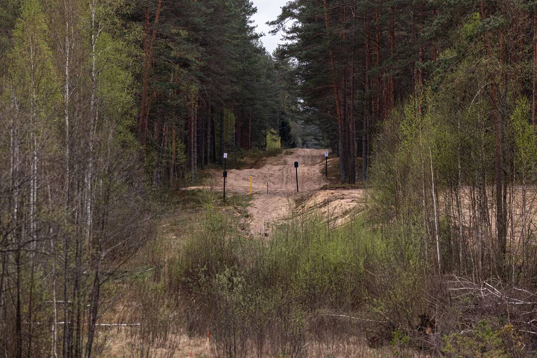JAV karių žūties vietos incidento padarinių likvidavimo darbų pristatymas