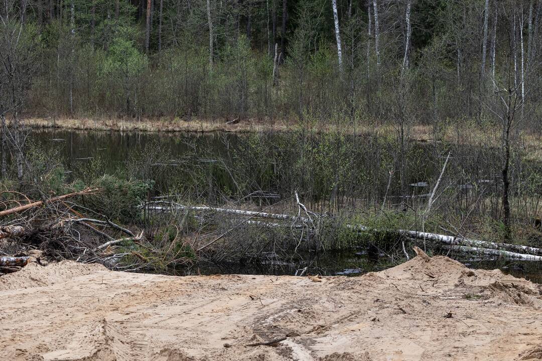JAV karių žūties vietos incidento padarinių likvidavimo darbų pristatymas