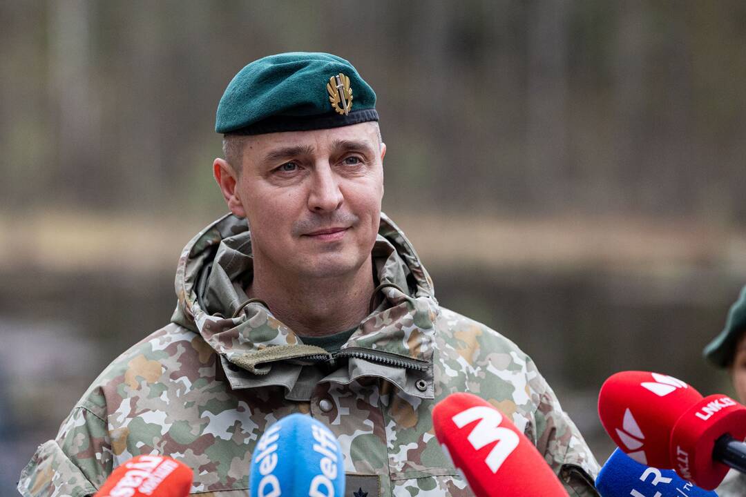 JAV karių žūties vietos incidento padarinių likvidavimo darbų pristatymas