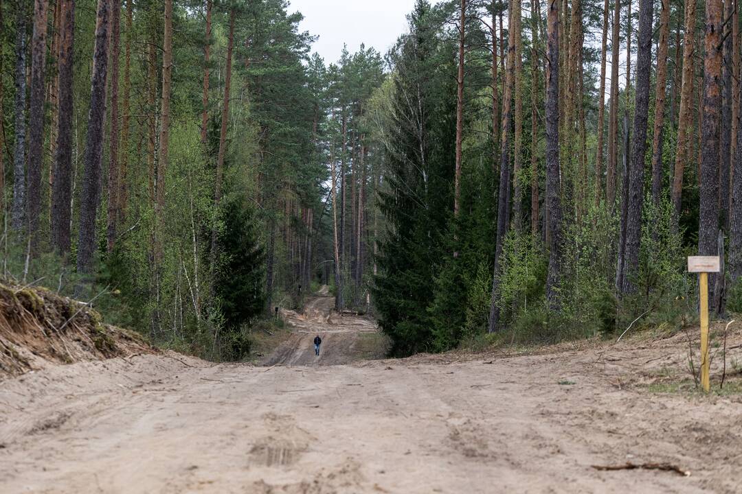 JAV karių žūties vietos incidento padarinių likvidavimo darbų pristatymas