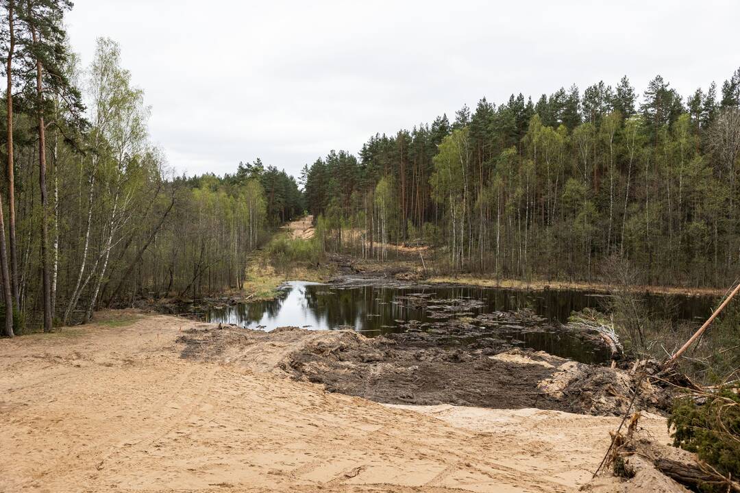 JAV karių žūties vietos incidento padarinių likvidavimo darbų pristatymas
