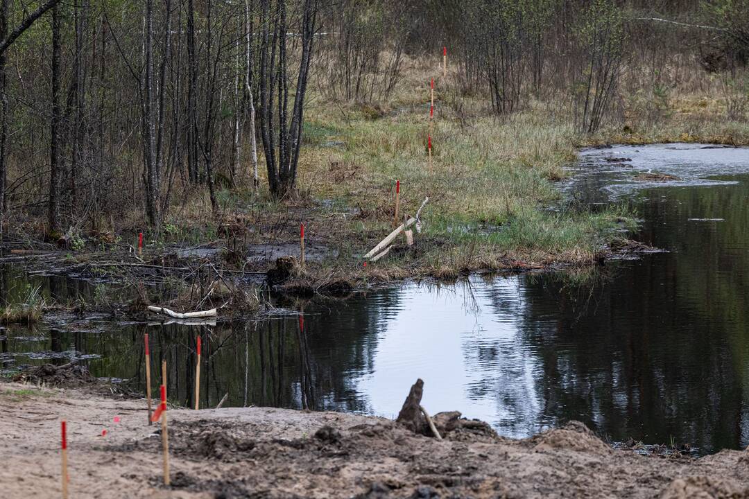JAV karių žūties vietos incidento padarinių likvidavimo darbų pristatymas