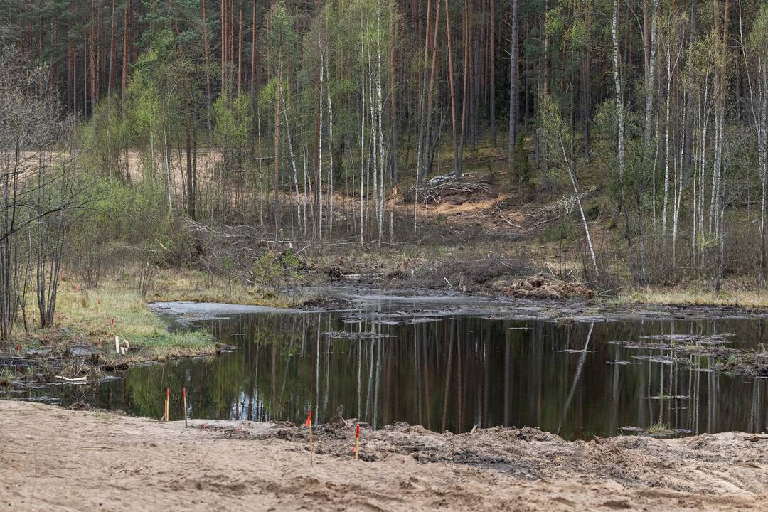 JAV karių žūties vietos incidento padarinių likvidavimo darbų pristatymas