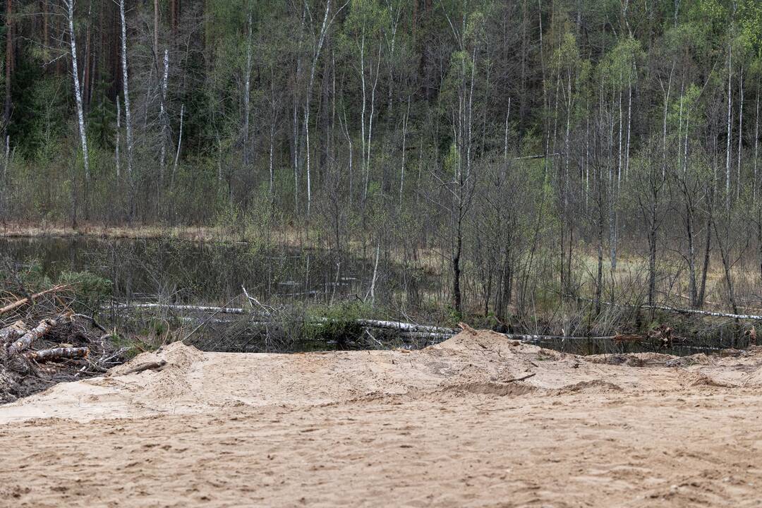 JAV karių žūties vietos incidento padarinių likvidavimo darbų pristatymas