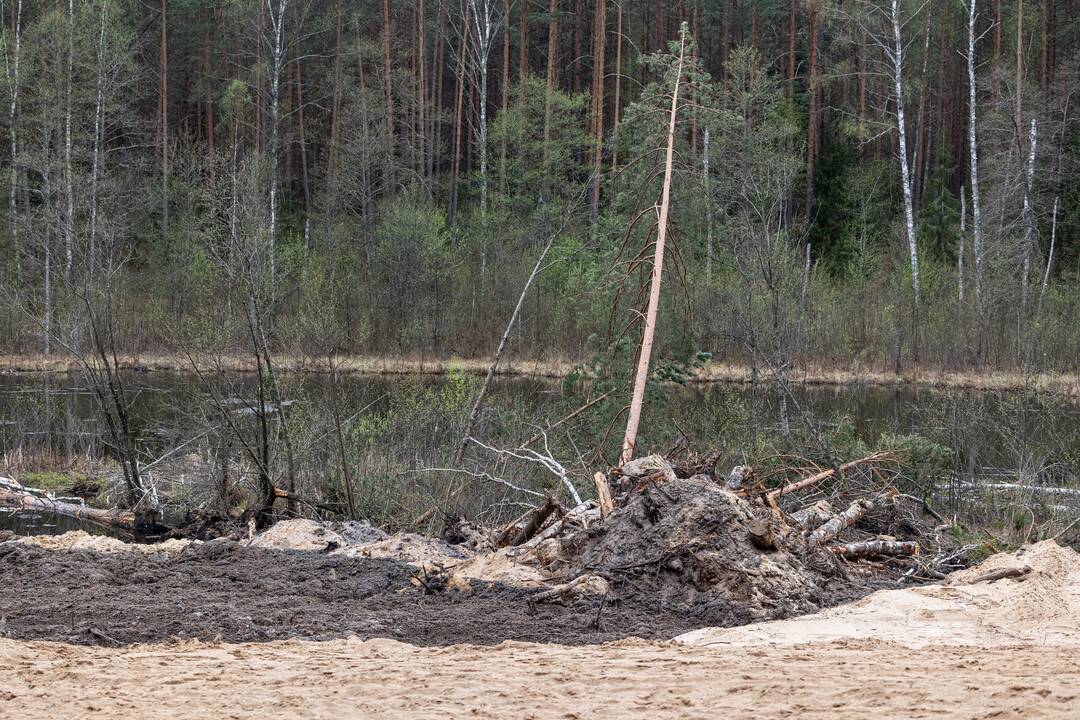 JAV karių žūties vietos incidento padarinių likvidavimo darbų pristatymas