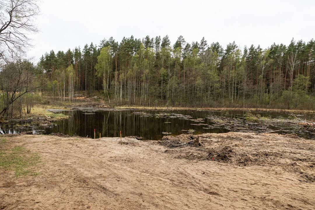 JAV karių žūties vietos incidento padarinių likvidavimo darbų pristatymas
