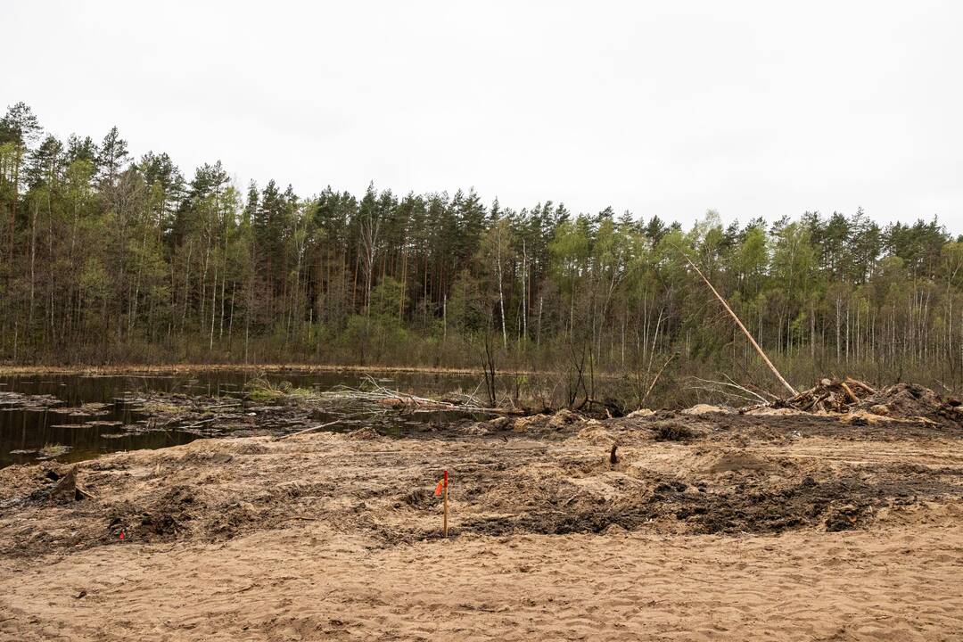 JAV karių žūties vietos incidento padarinių likvidavimo darbų pristatymas