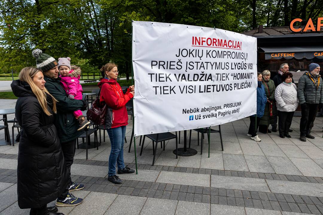 Piketas prie Ekonomikos ir inovacijų ministerijos