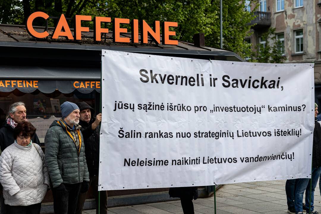 Piketas prie Ekonomikos ir inovacijų ministerijos