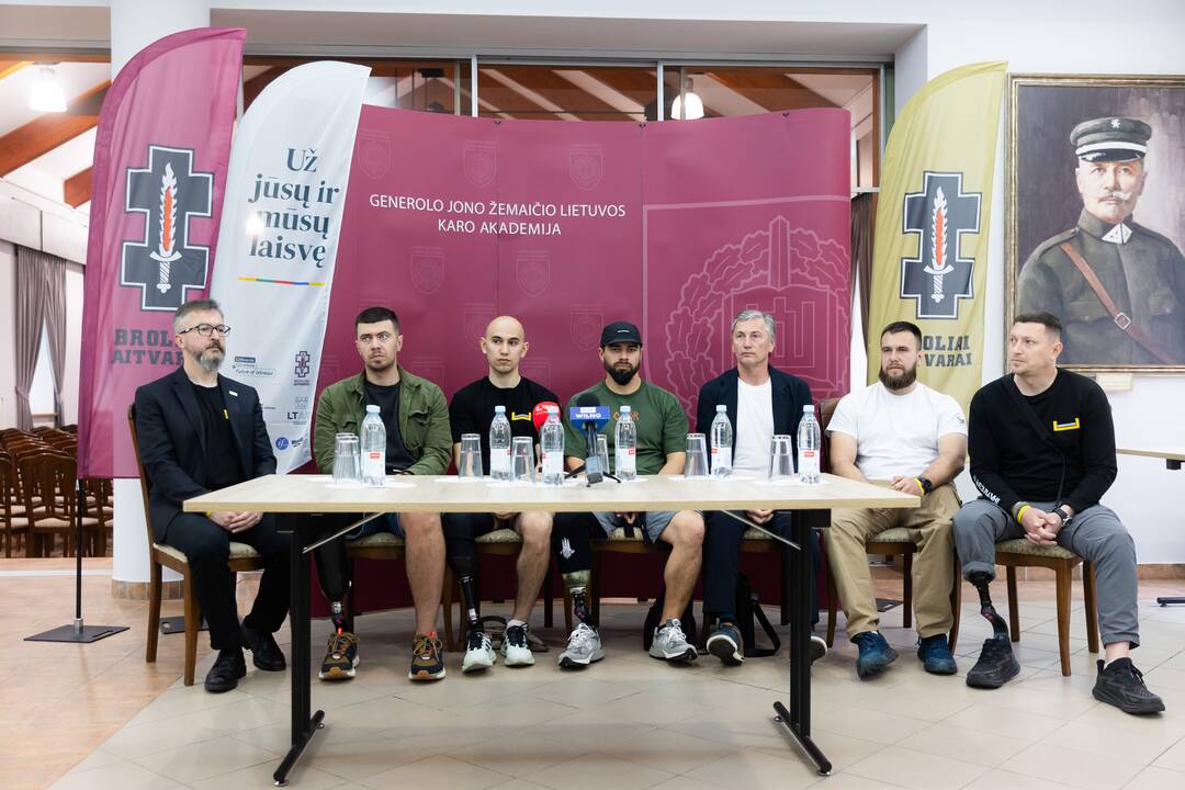 Lietuvoje apsilankęs Ukrainos karo veteranas: reabilitacija gali trukti ir visą gyvenimą
