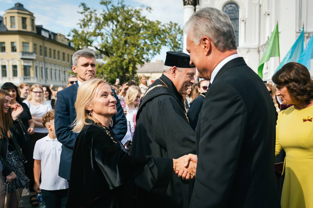 Prezidentas dalyvavo Kauno universitetų mokslo metų pradžios šventėje