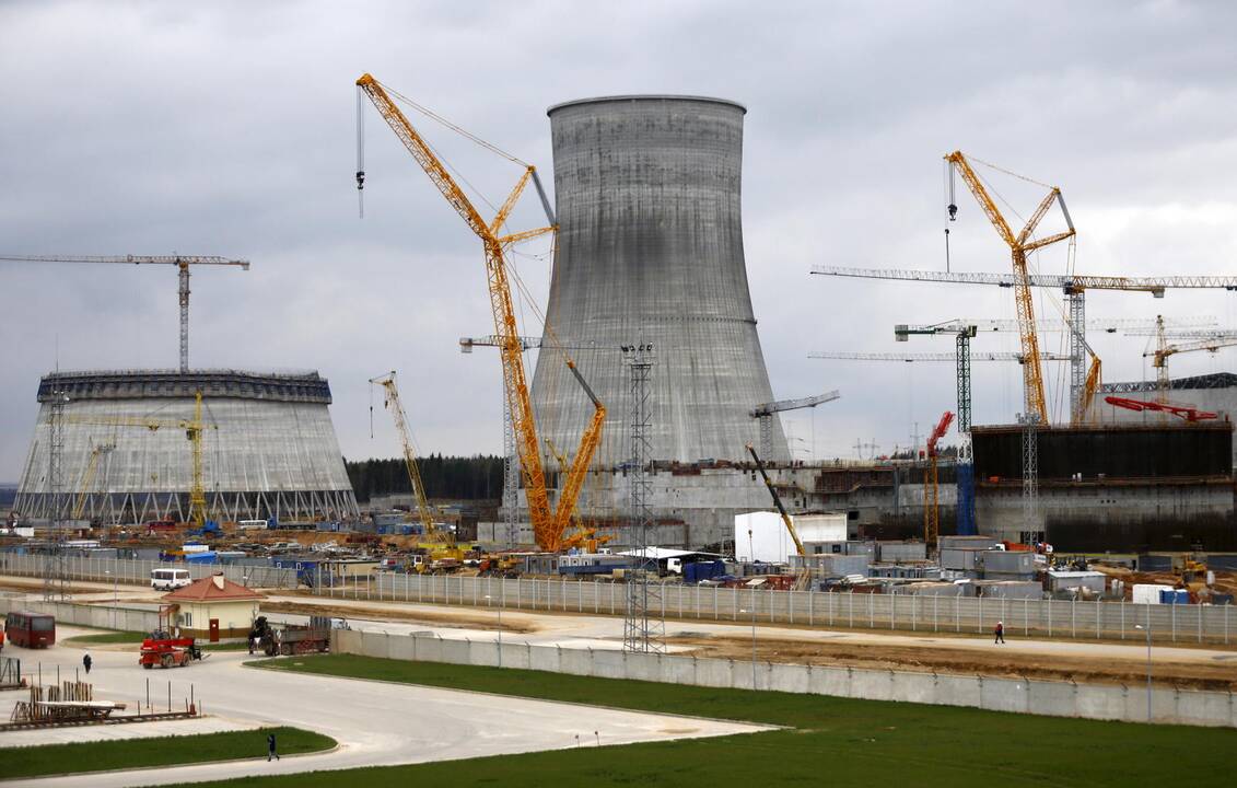 Lietuva pareikalavo stabdyti Astravo atominės elektrinės statybas
