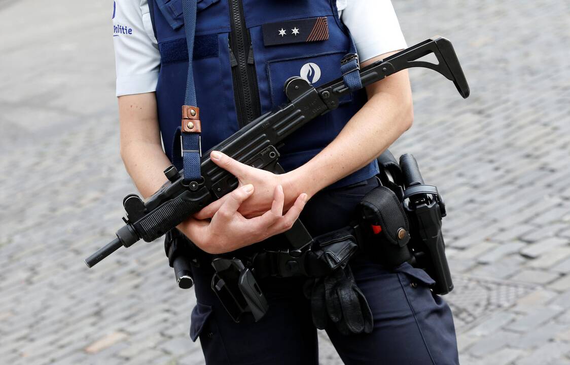 Belgijos policija per antiteroristinę operaciją suėmė du įtariamuosius