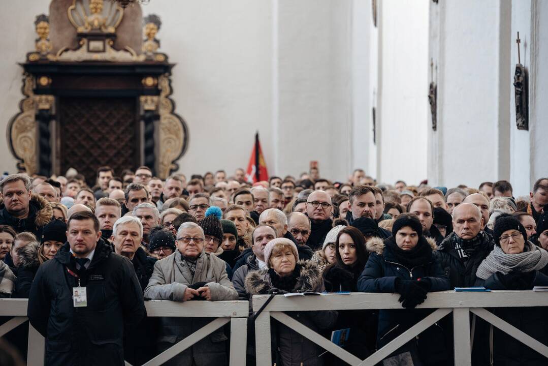 Nužudyto Gdansko mero laidotuvės