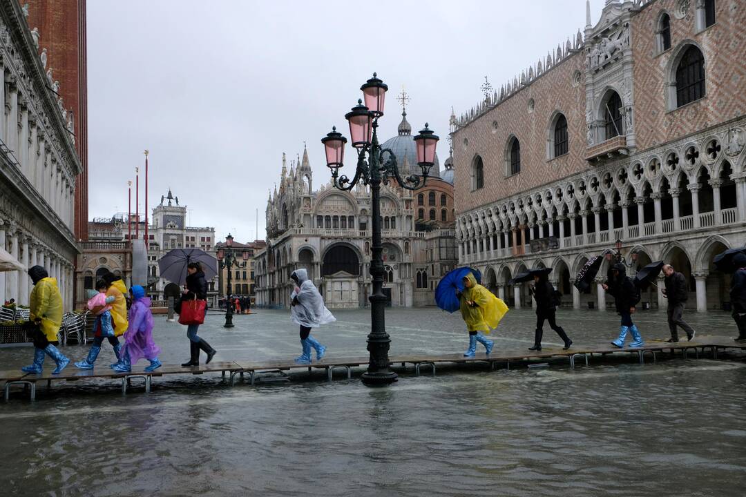 Veneciją užliejo potvynis