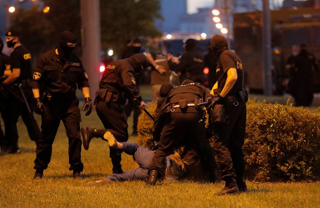 Protestai po rinkimų Baltarusijoje