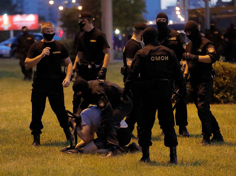 Protestai po rinkimų Baltarusijoje