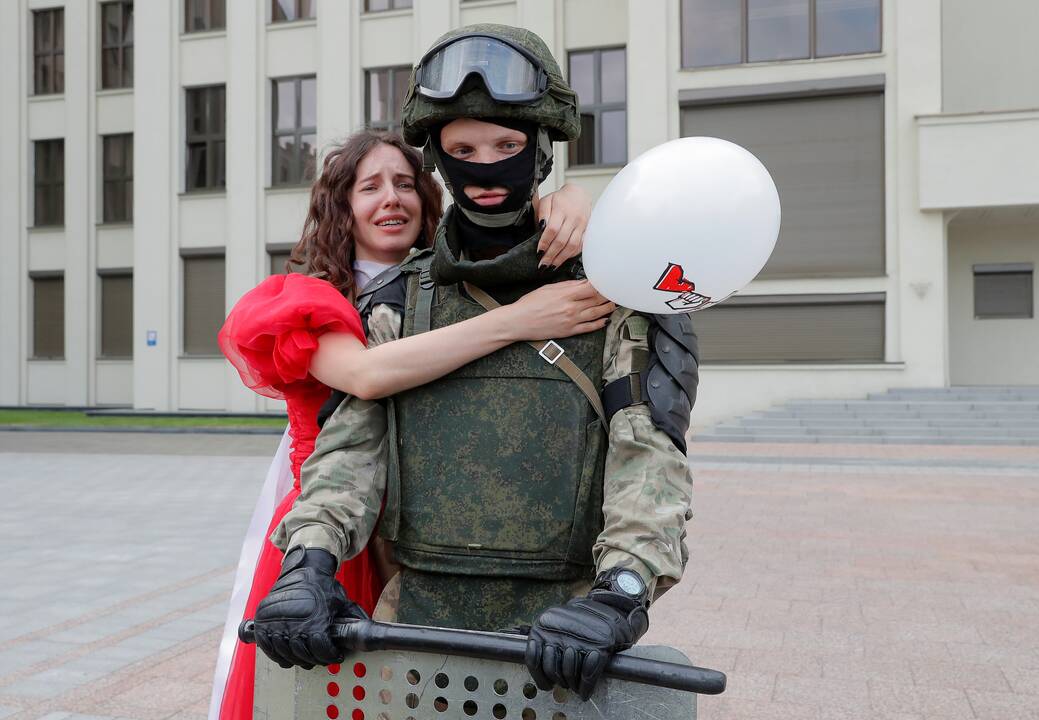 Baltarusijoje toliau nerimsta protestai