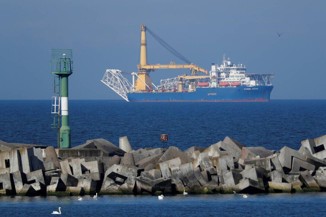 Rusijos laivas netrukus įsitrauks į „Nord Stream 2“ tiesimą