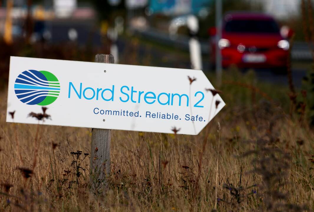 „Gazprom“ teigia mananti, kad „Nord Stream 2“ dujotiekis bus užbaigtas šiemet