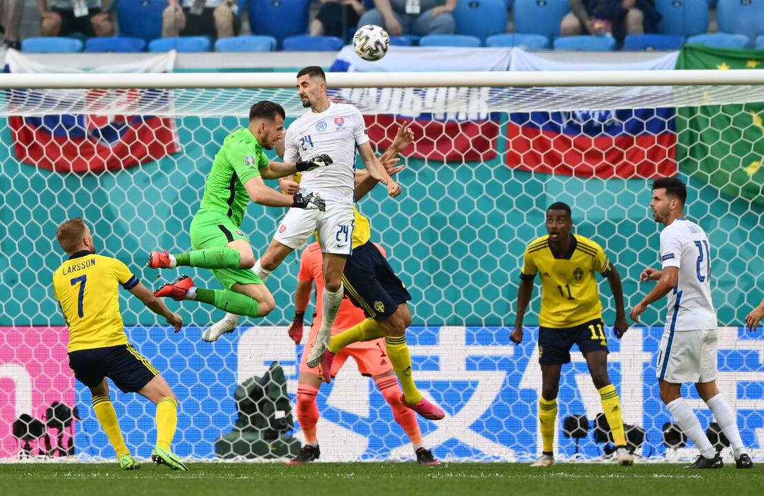 Europos futbolo čempionatas: Švedija–Slovakija 1:0