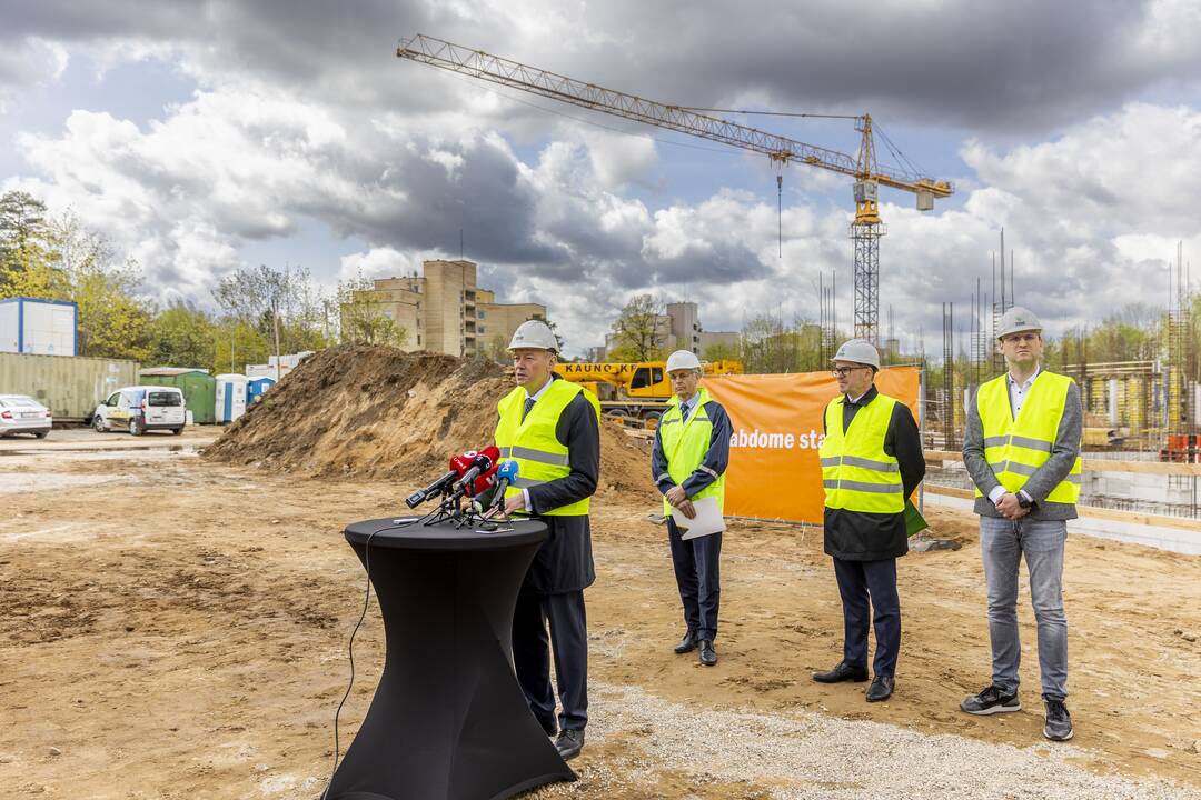 Akcijos „#stabdome statybą“ spaudos konferencija