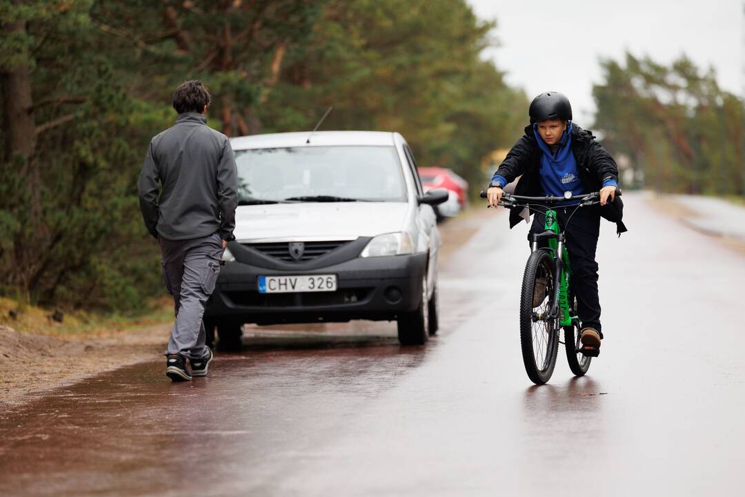Rekonstruotas Kuršių nerijos dviračių takas