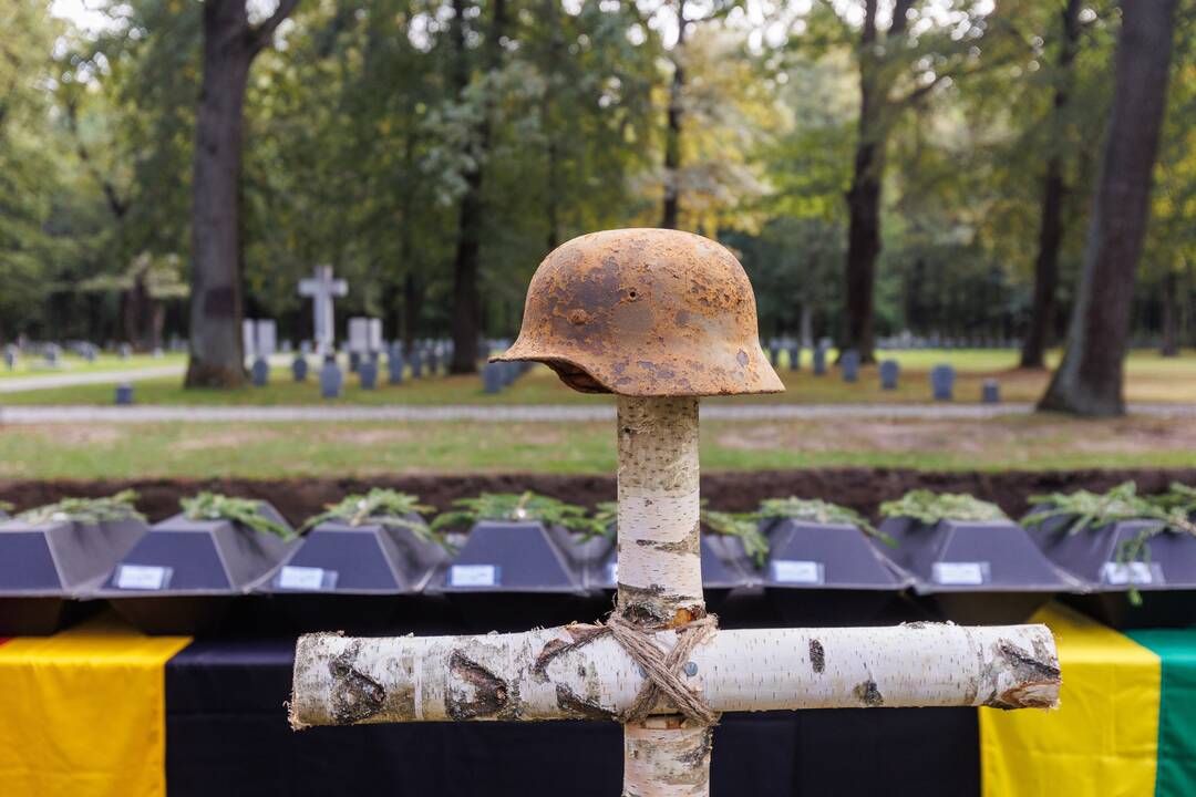 Kauno karių kapinėse perlaidoti vokiečių kariai