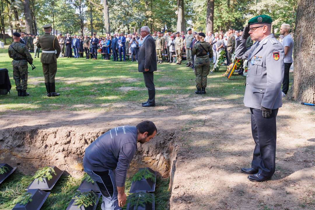 Kauno karių kapinėse perlaidoti vokiečių kariai