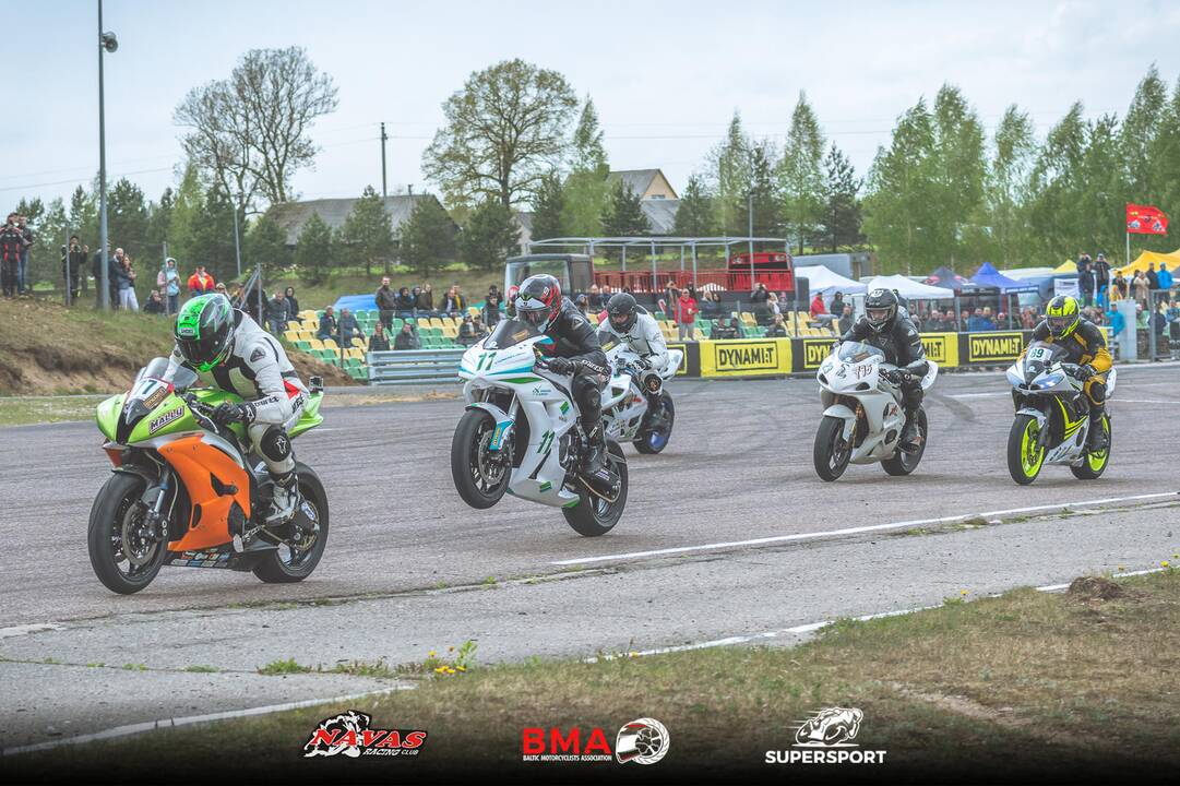 Motociklų žiedinių lenktynių varžybos Kačerginėje