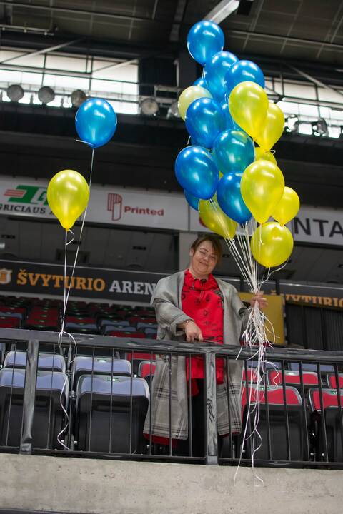 „Švyturio“ arenoje – dienos stovykla ukrainiečių vaikams