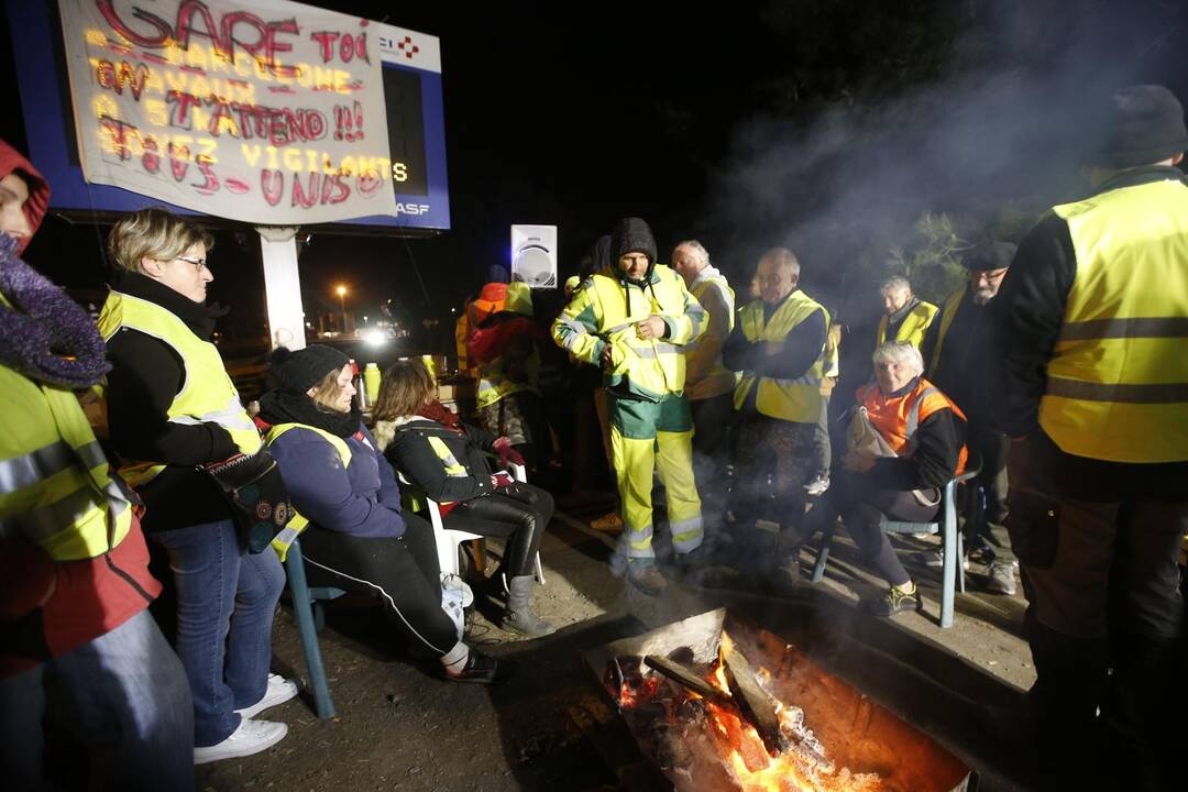 „Geltonųjų liemenių“ protestai Paryžiuje