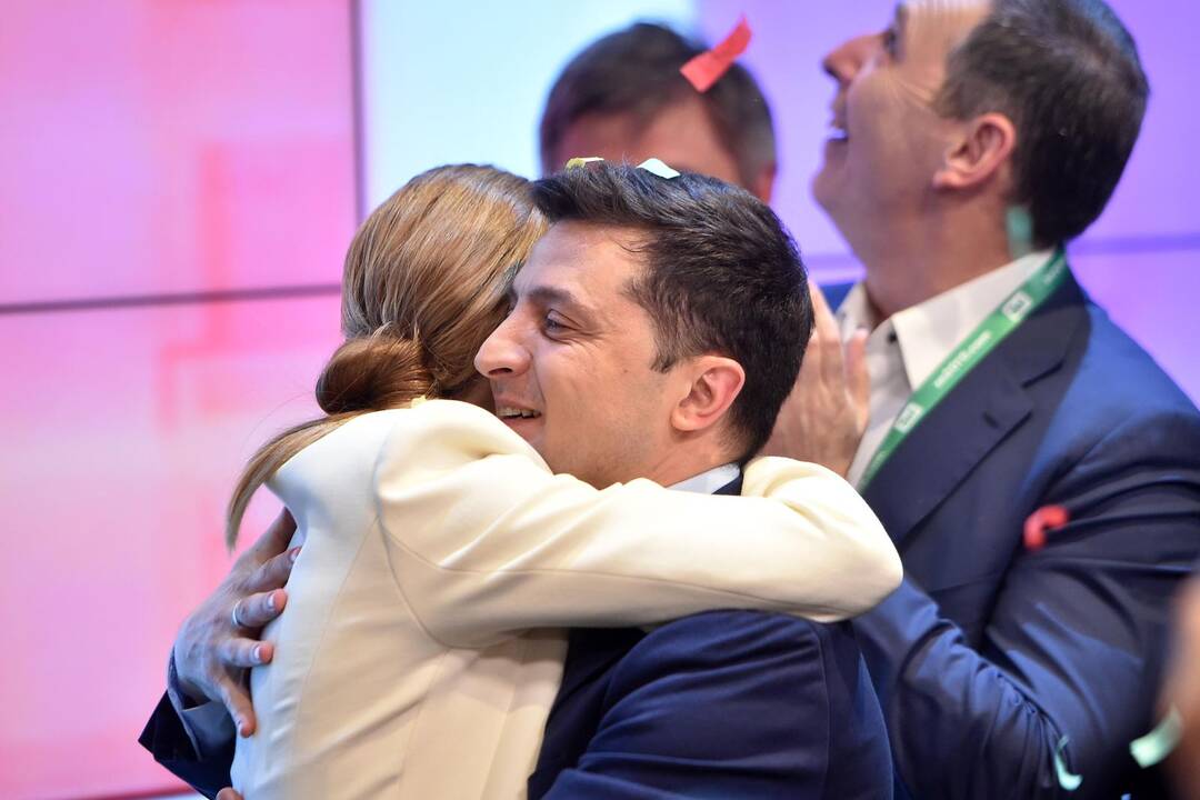 V. Zelenskio pergalė Ukrainos prezidento rinkimuose