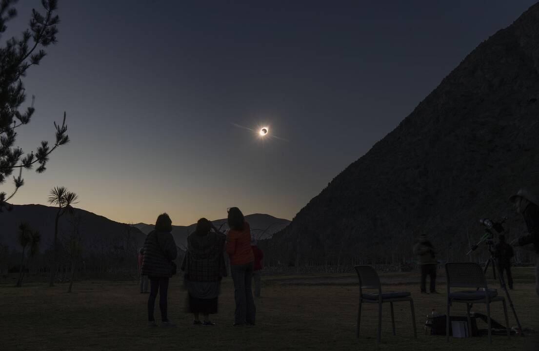 Visiškas Saulės užtemimas Pietų Amerikoje