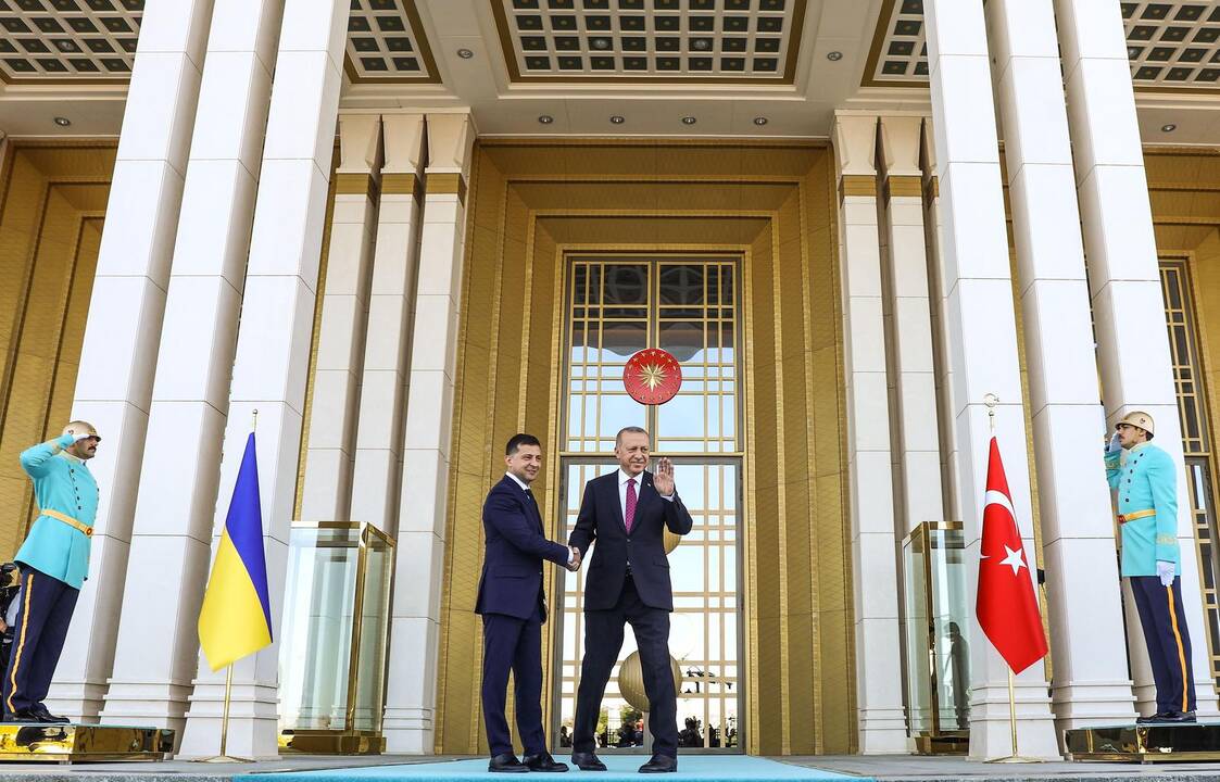 Volodymyras Zelenskis ir Recepas Tayipas Erdoganas