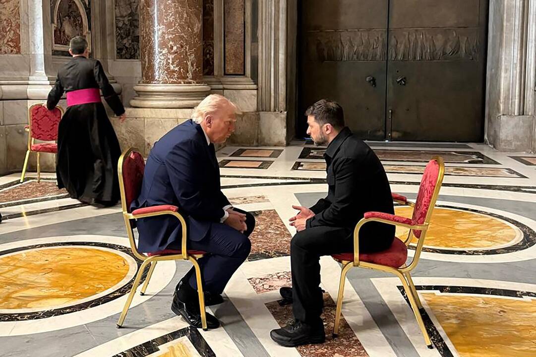 Donaldas Trumpas ir Volodymyras Zelenskis
