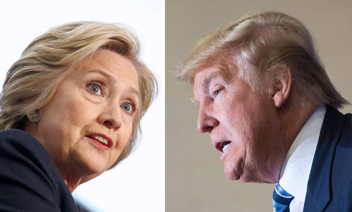 Hillary Clinton ir Donaldas Trumpas