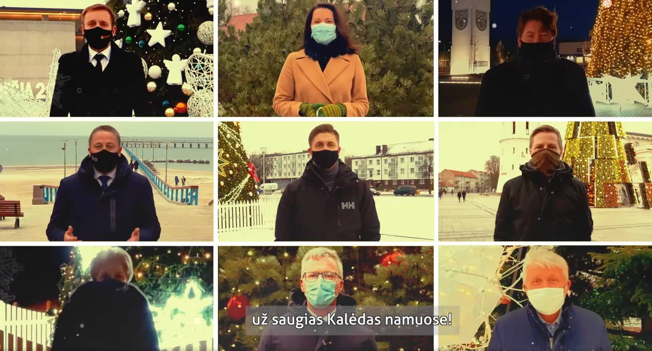 Lietuvos merai ragina sutikti šventes namuose