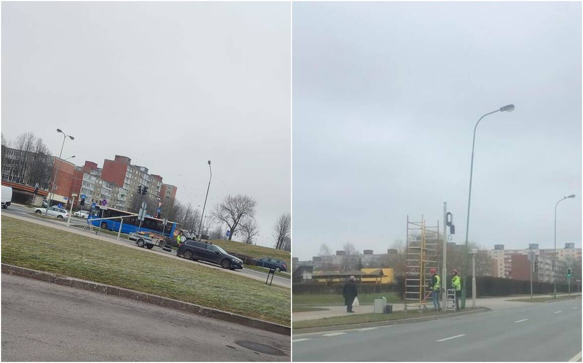 Vieta: greičio matuoklį Smiltelės gatvėje perkėlė iš sankryžos su Vingio gatve į sankryžą su Varpų gatve.
